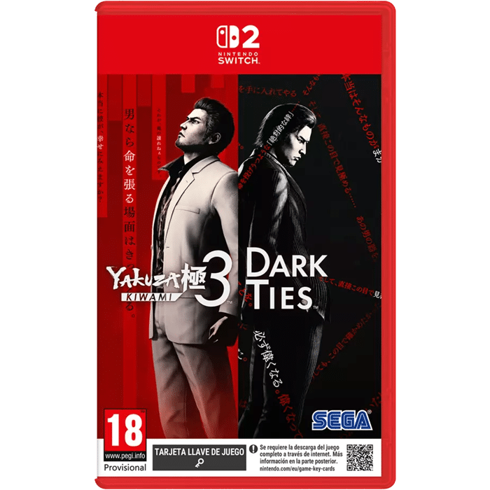 yakuza kiwami 3 et dark ties switch 2 visuel produit