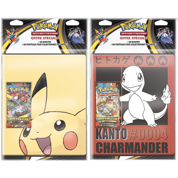 pack portfolio booster pokemon me01 mega evolution visuel produit