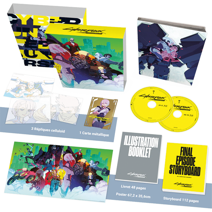 cyberpunk edgerunners blu ray deluxe visuel produit