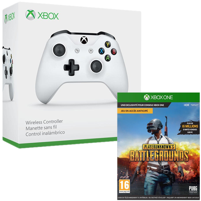 pack manette xbox one pubg