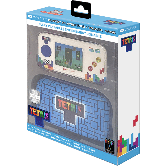 my arcade pocket player pro tetris etui de transport visuel produit