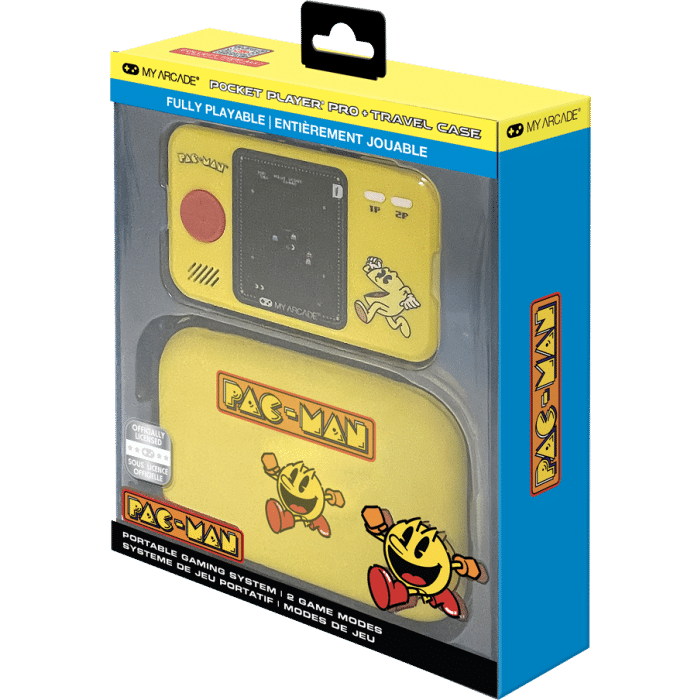 my arcade pocket player pac man etui de transport visuel produit