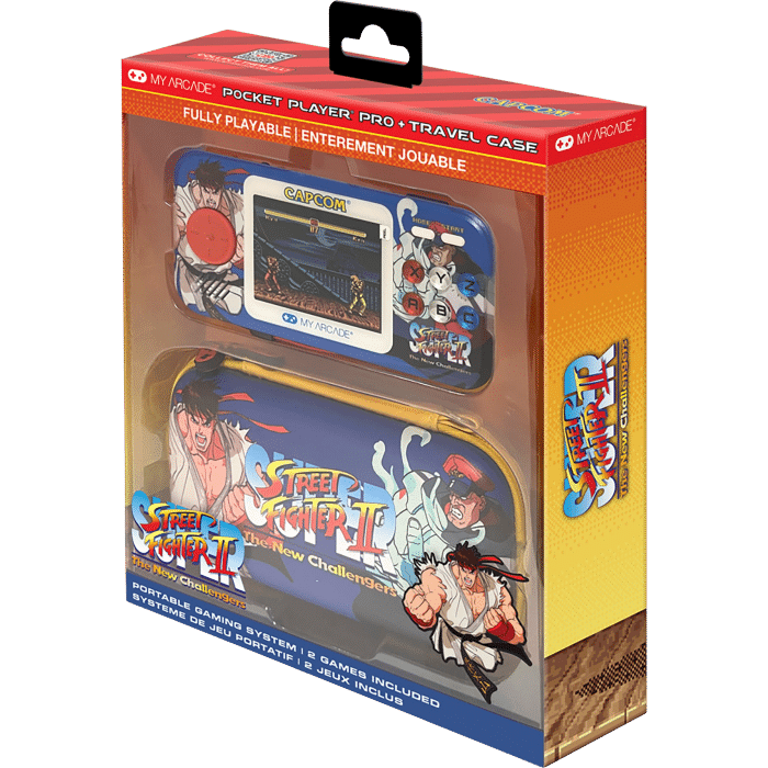my arcade pocket player super street fighter 2 etui de transport visuel produit