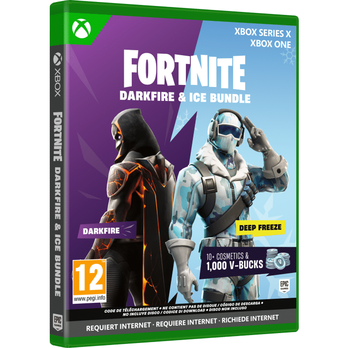 fortnite darkfire ice bundle sur xbox series visuel produit